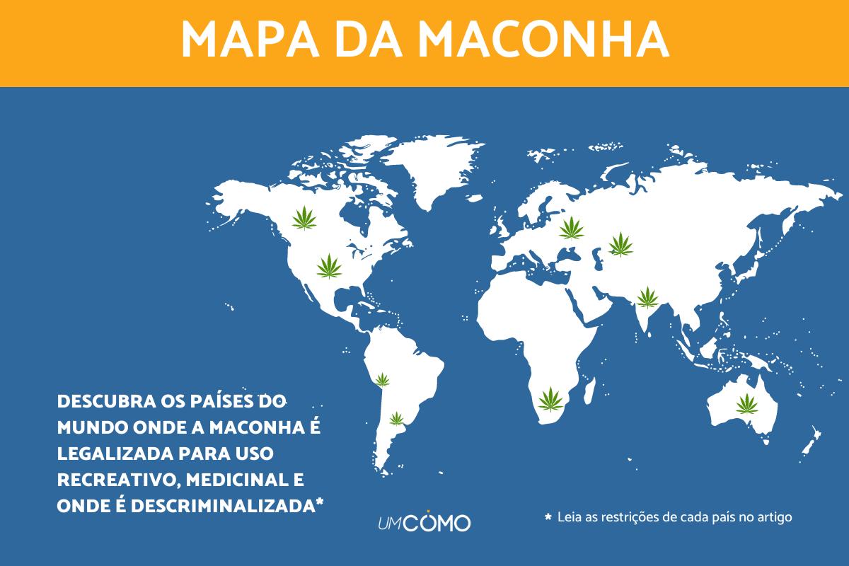 Países onde a maconha é legalizada