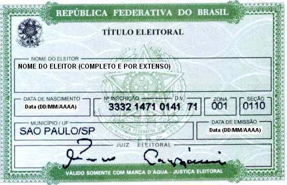 Como saber o número do título de eleitor - Passo 1
