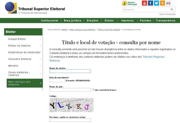 Como saber o número do título de eleitor - Passo 3