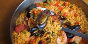 Como fazer paella mista