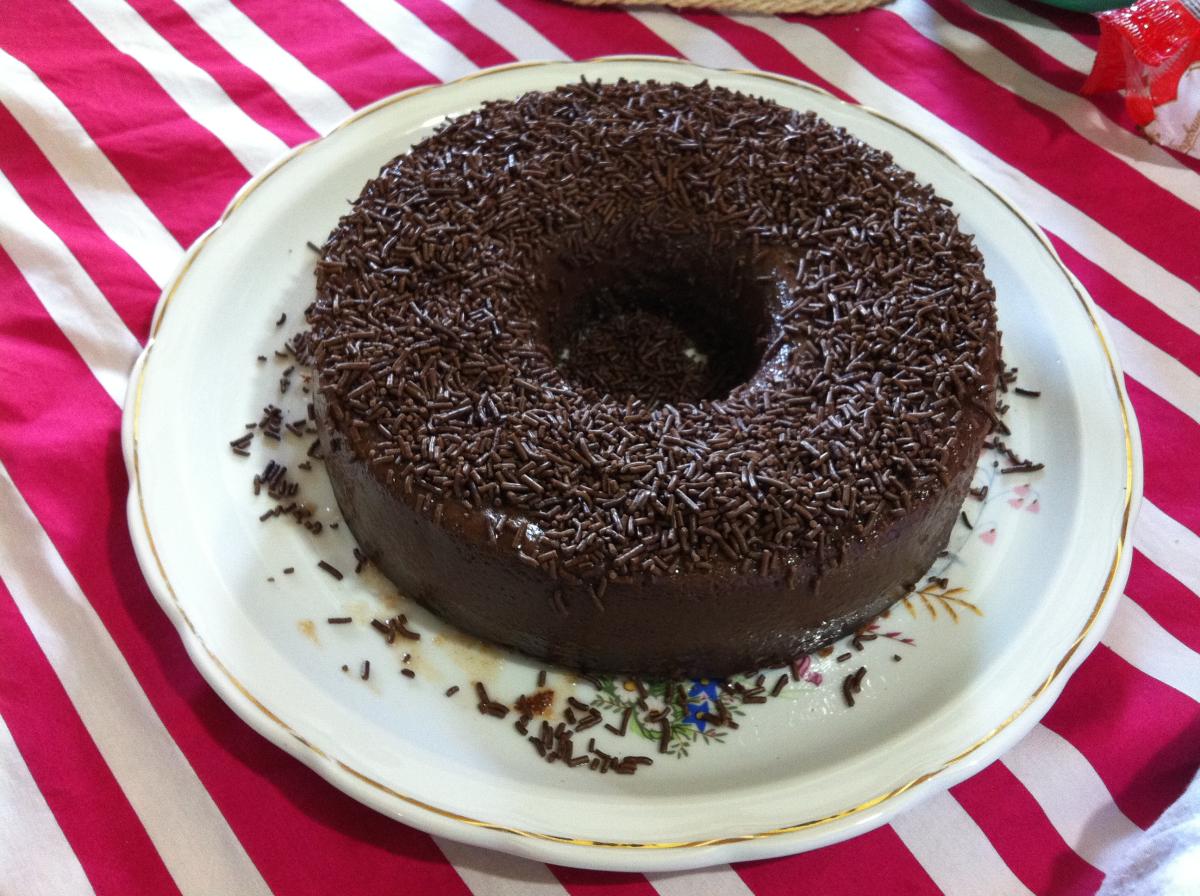 Como fazer brigadeirão