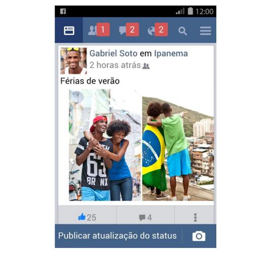 Como configurar duas contas do Facebook no celular - Passo 3