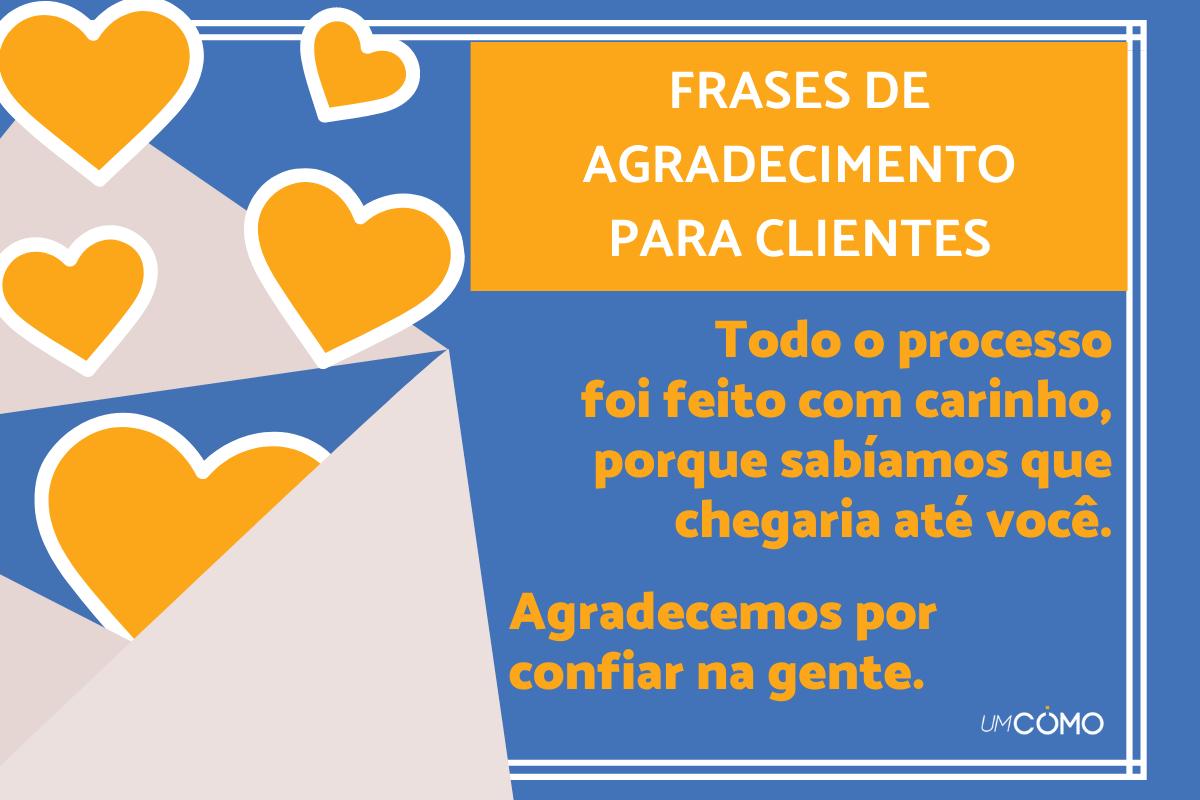 Frases de agradecimento para clientes