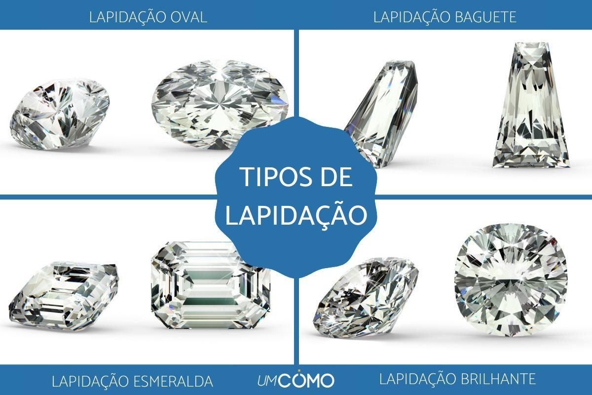 Tipos de lapidação de diamantes