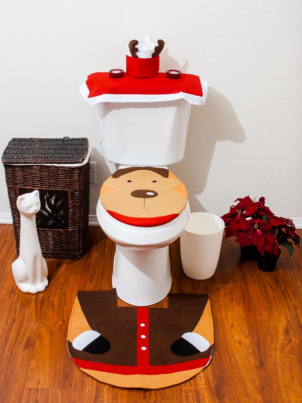 Como decorar o banheiro para o Natal