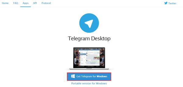 Como usar o Telegram no pc - Passo 1