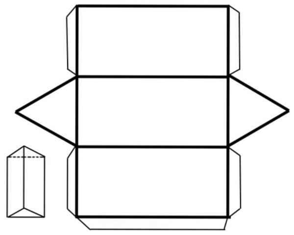 Como fazer um prisma com base triangular - Passo 1