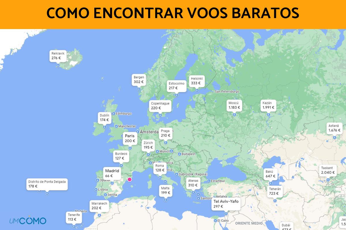 Como encontrar voos baratos