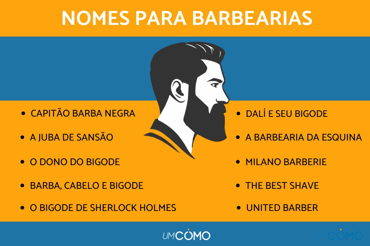 Nomes para barbearia