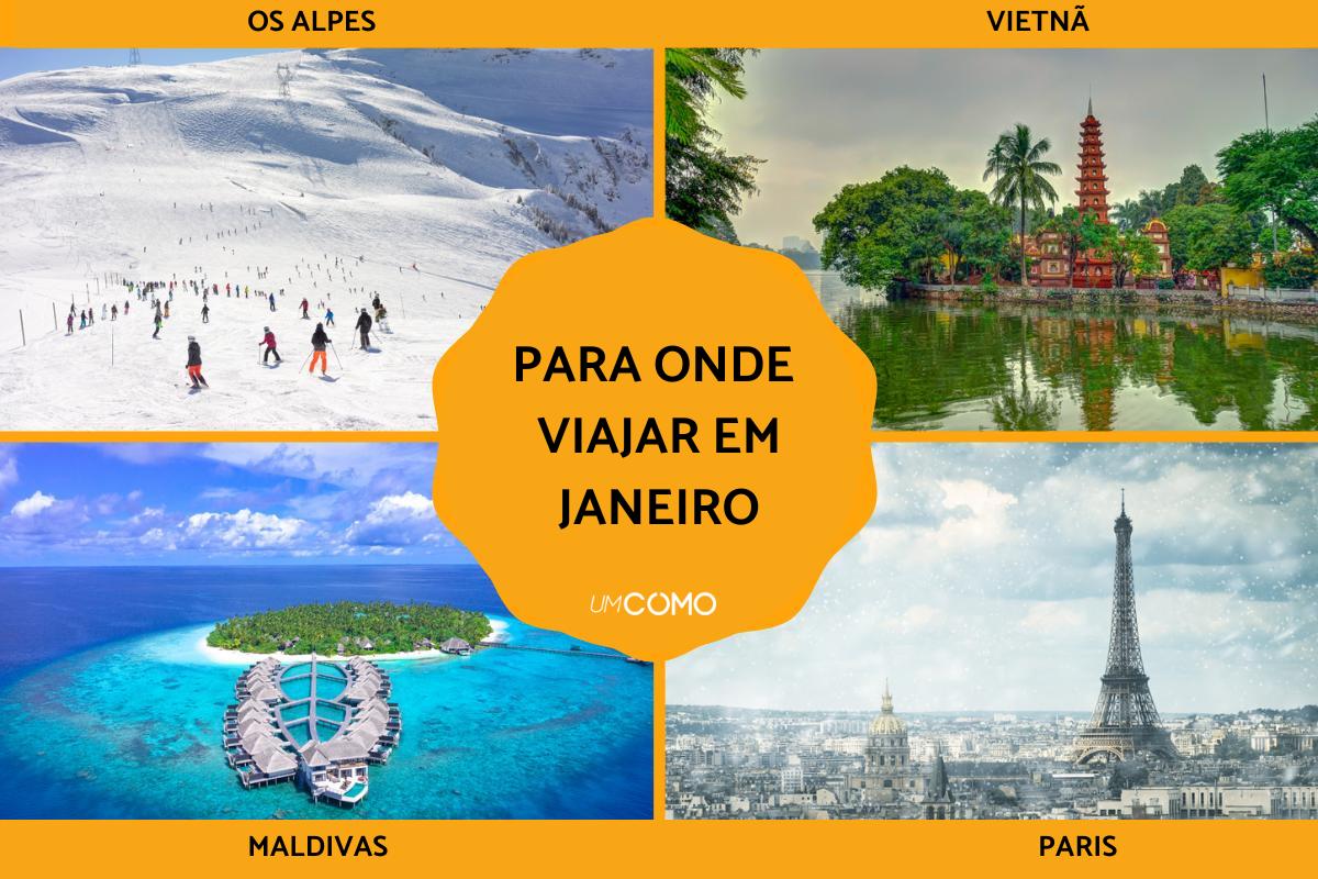 Para onde viajar em janeiro