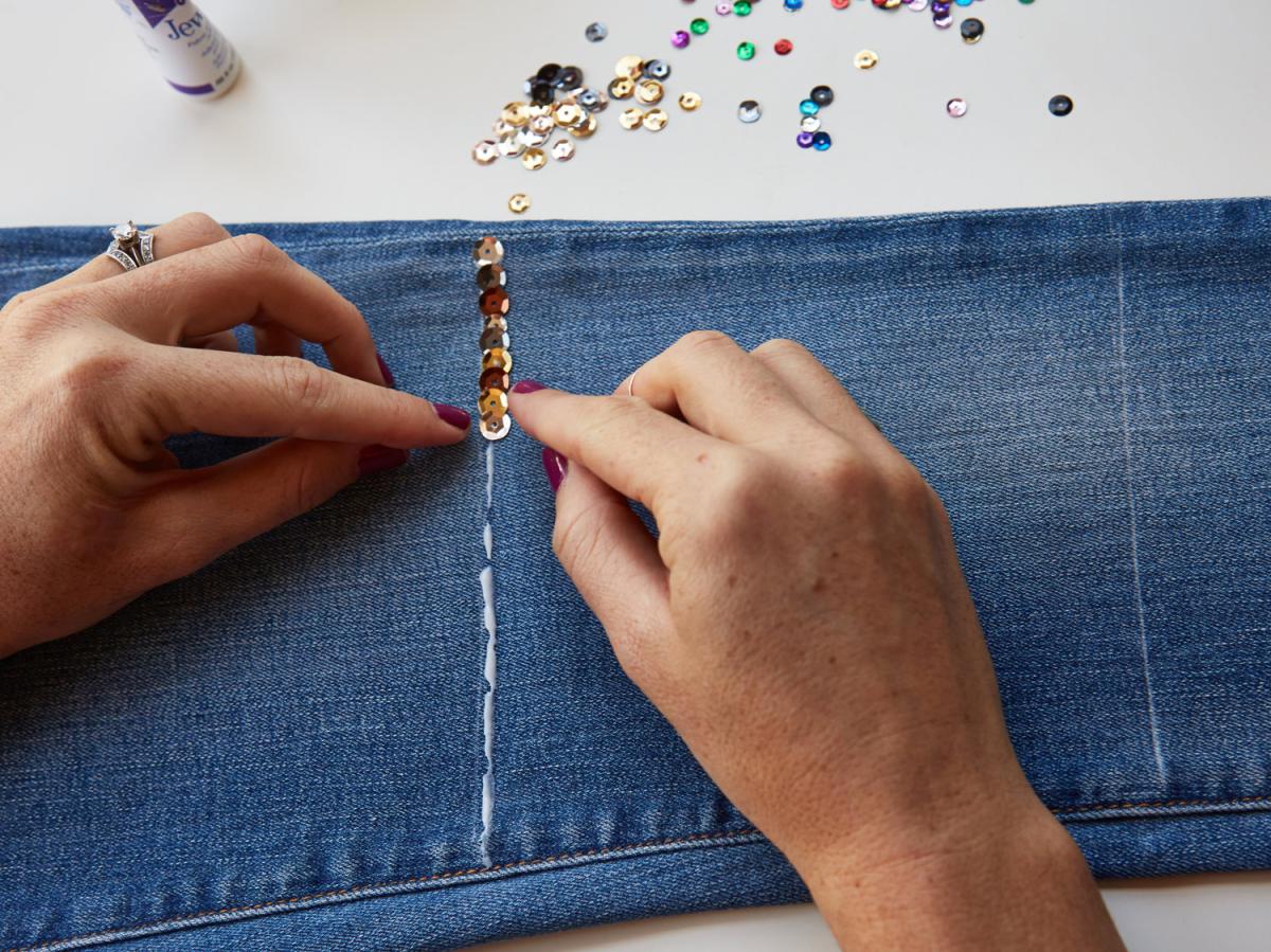 Como bordar lantejoulas