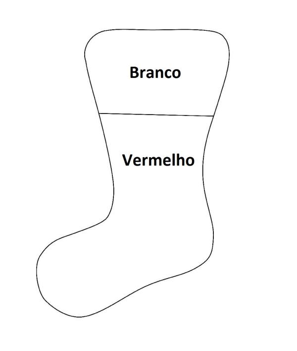 Como fazer uma bota de Natal - Passo 2