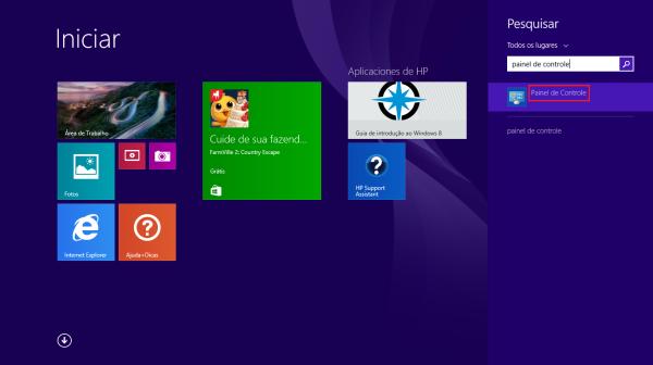 Como mudar o DNS no Windows 8 - Passo 1