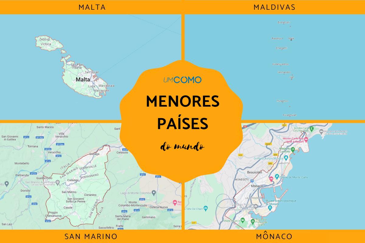 Menores países do mundo