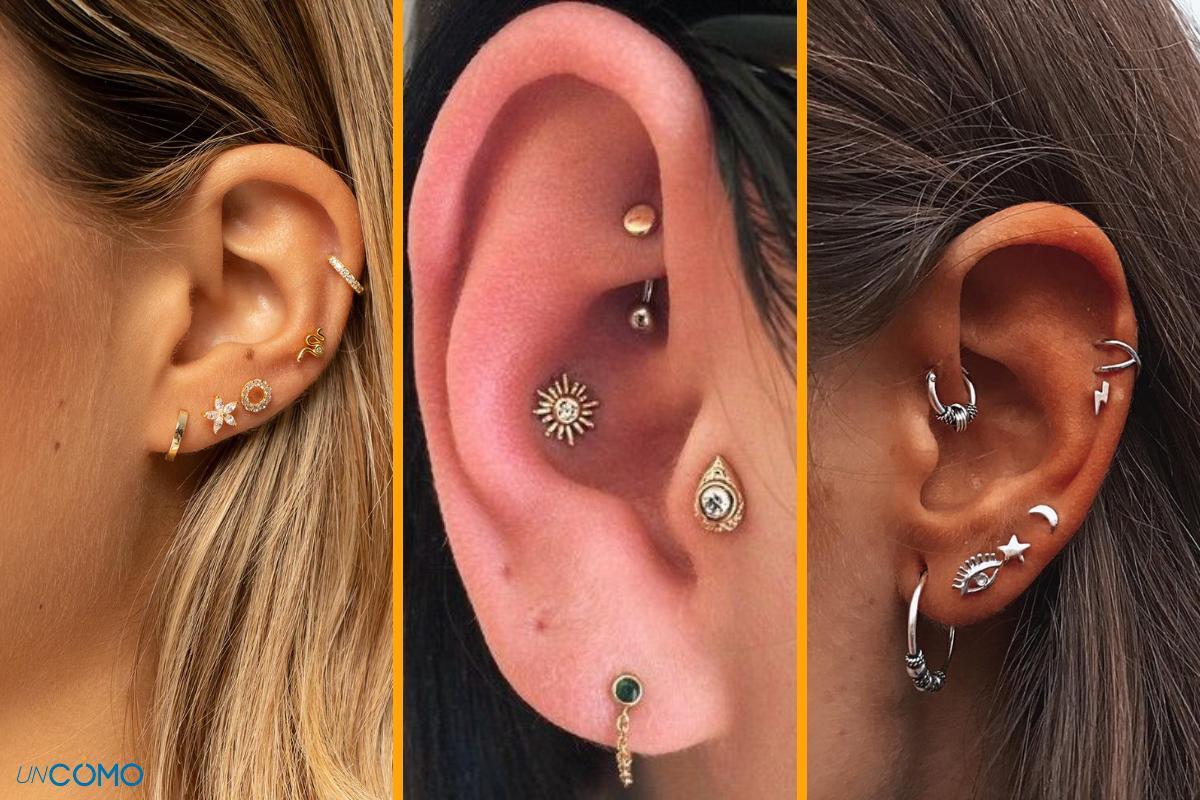 Tipos de piercing na orelha