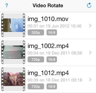 Como girar um vídeo no iPhone - Passo 3