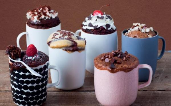 10 receitas de sobremesas prontas em 10 minutos - Bolo de caneca