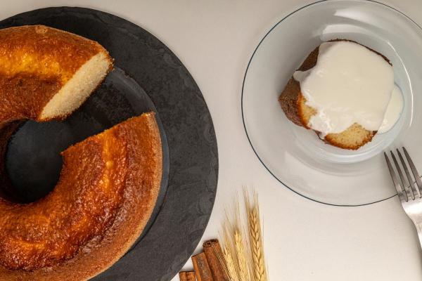 Receitas com canela: fáceis e irresistíveis - Bolo de iogurte e canela