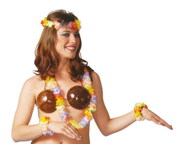 Como fazer uma fantasia de Havaiana - Roupa havaiana improvisada