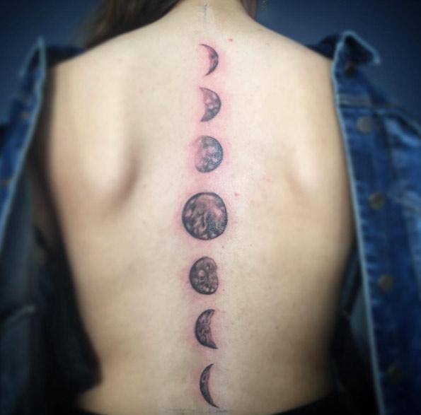 Qual é o significado das tatuagens de Lua - A tatuagem de Lua representando as emoções