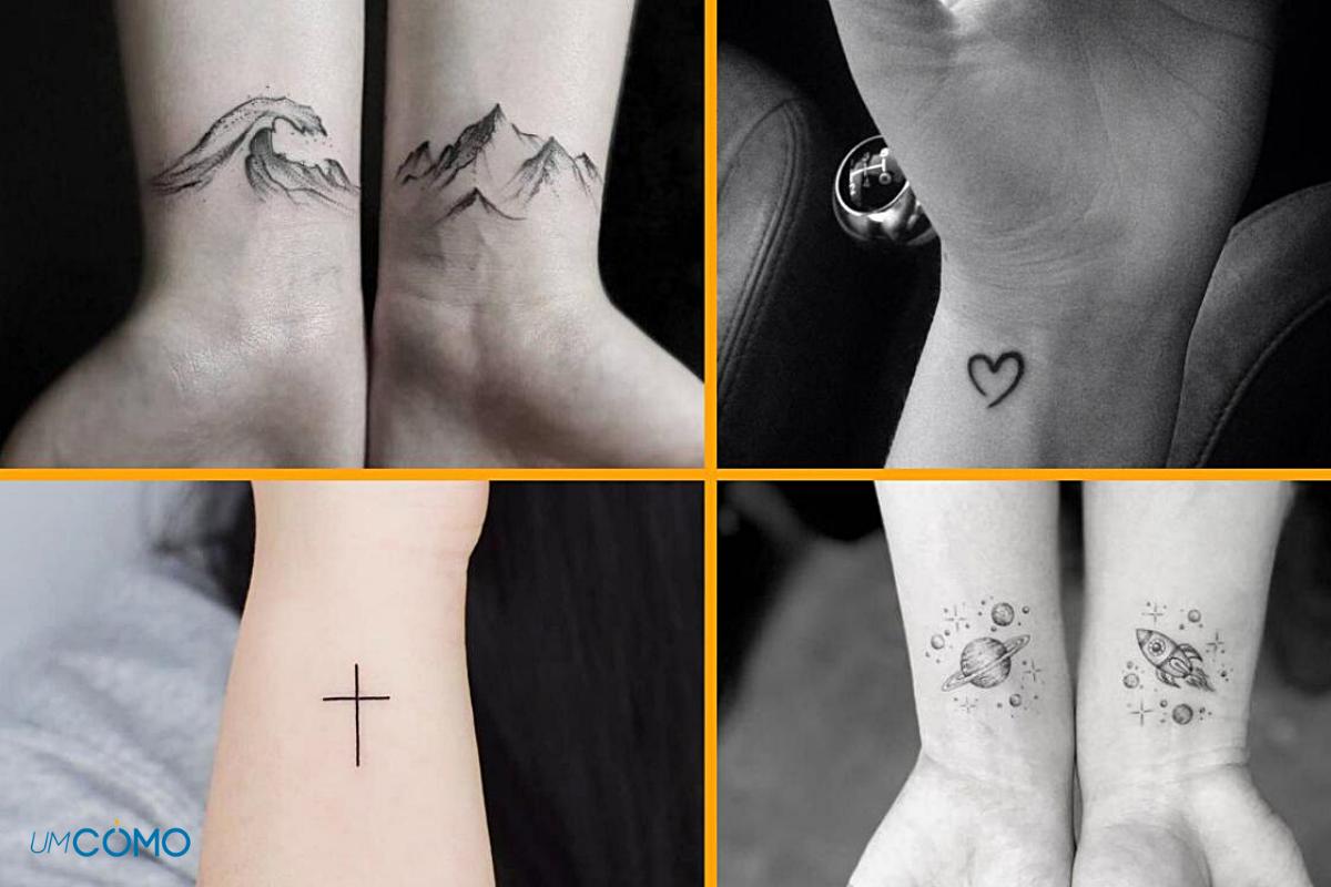 Tatuagens pequenas no pulso