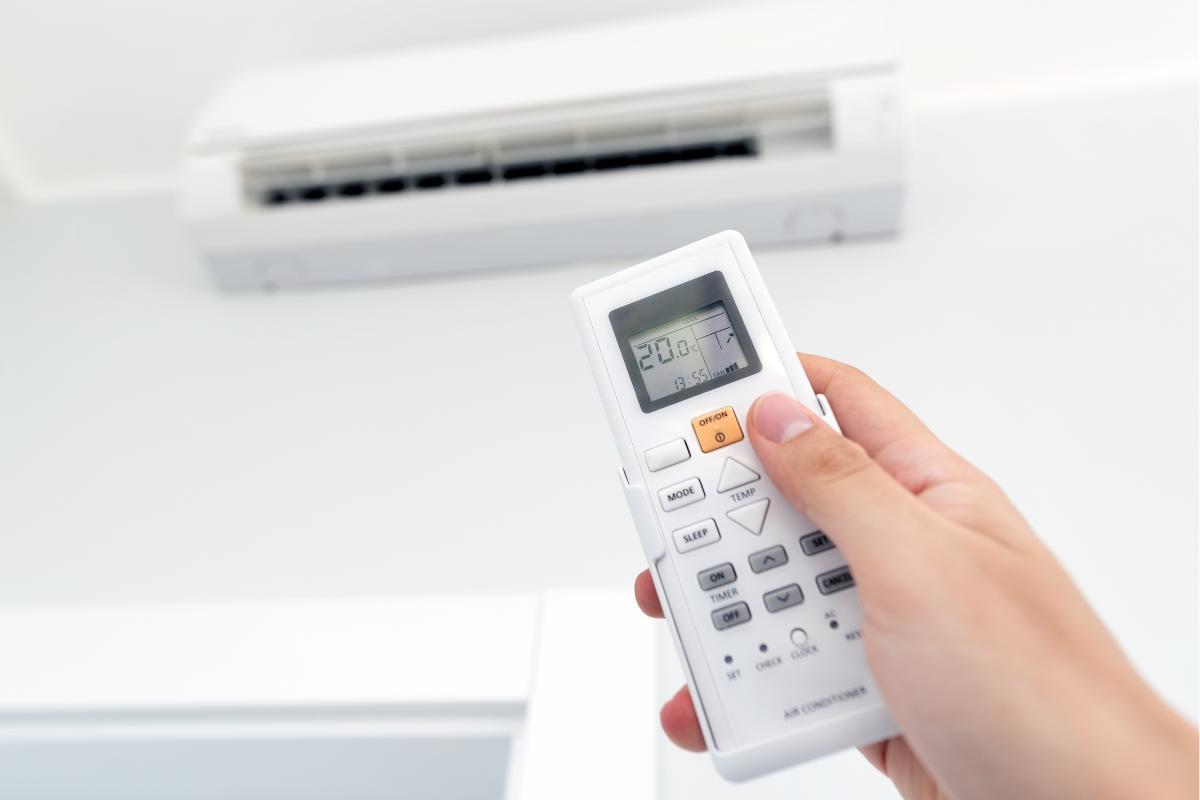 O que significa heat no ar-condicionado?