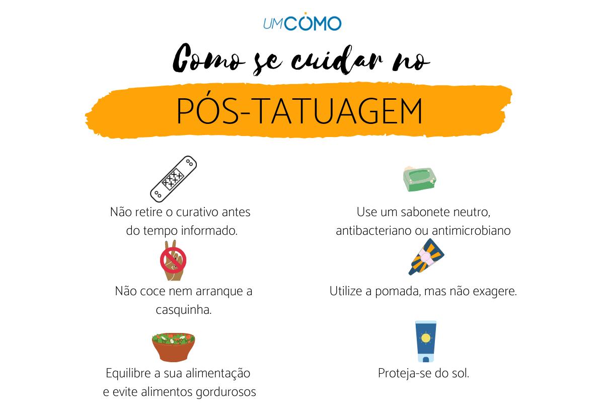 O que não fazer quando faz tatuagem