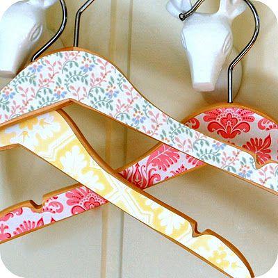 Como fazer cabides decorados - Passo 5