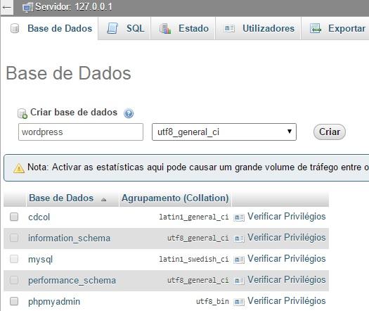 Como instalar o Wordpress no Xampp - Passo 9