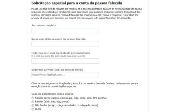 O que acontece com a conta do Facebook quando a pessoa morre - Fechamento da conta