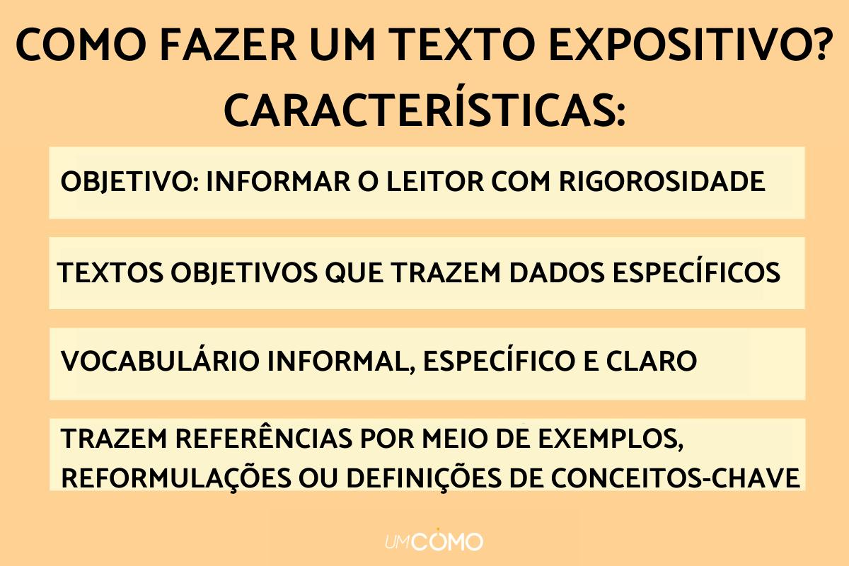 Como fazer um texto expositivo