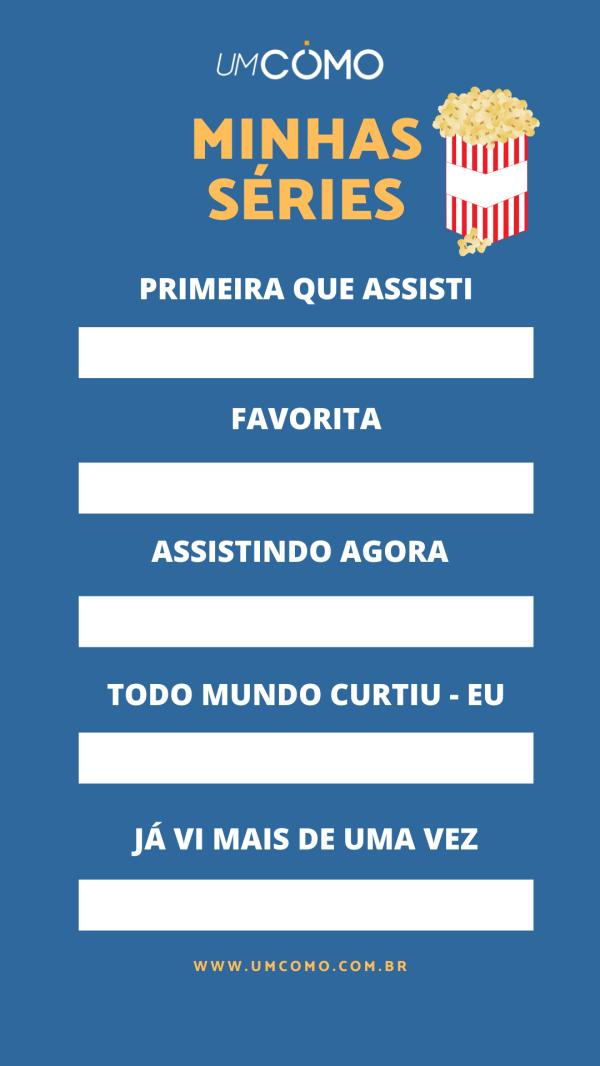 Brincadeiras para status do WhatsApp - Tag minhas séries