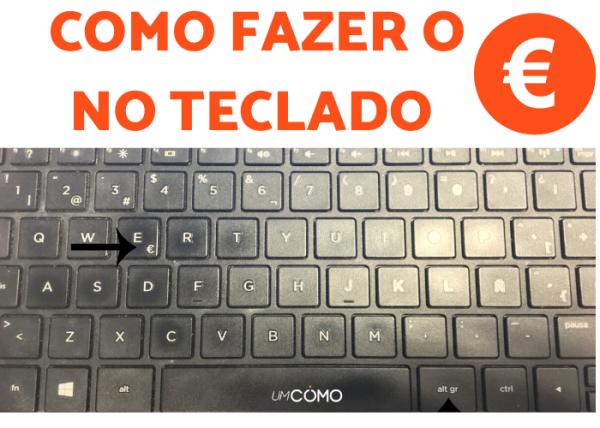 Como fazer o símbolo do euro no teclado