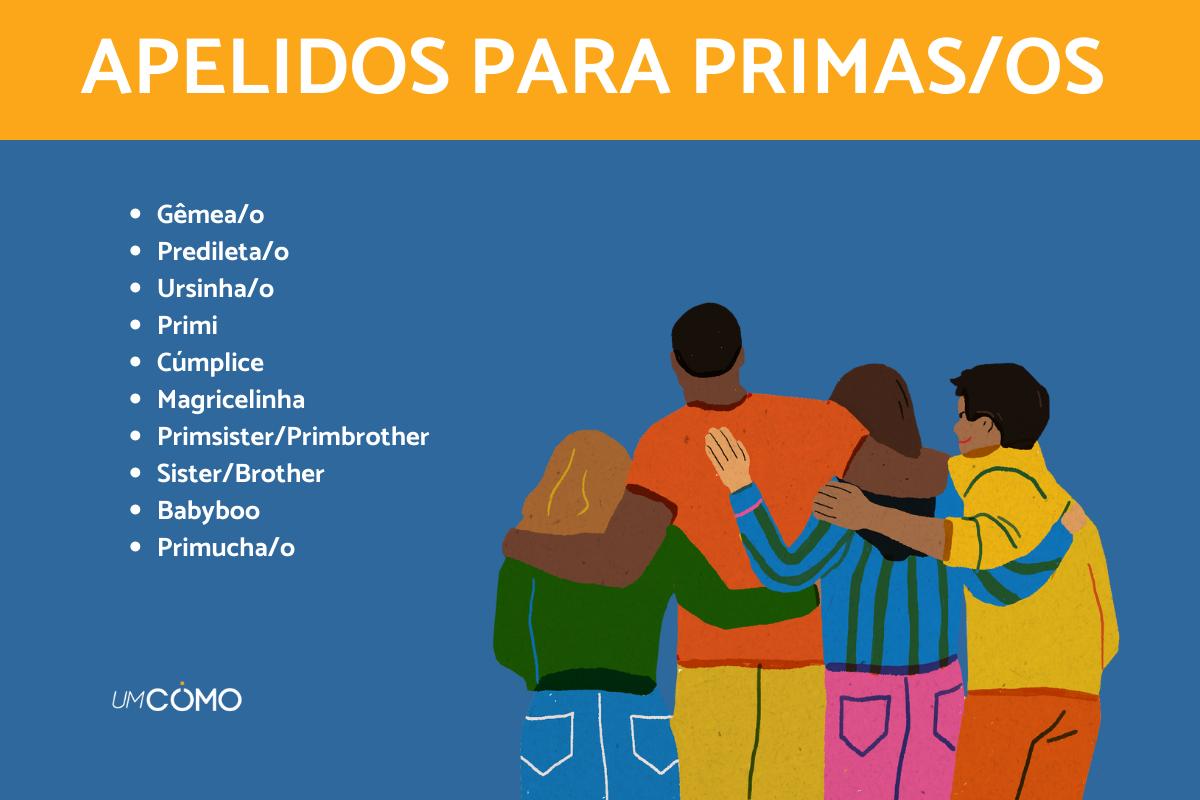 Apelidos para primas