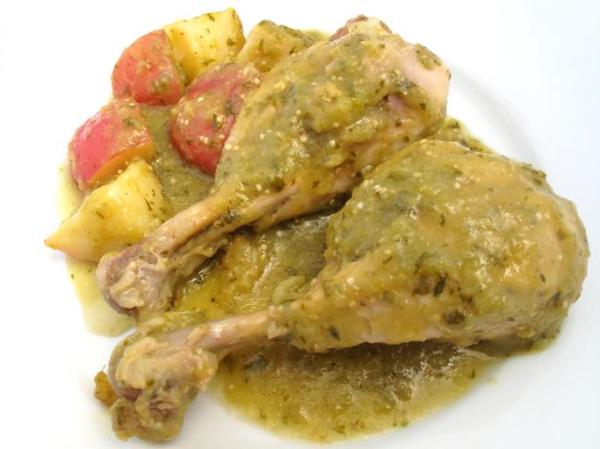 Como fazer frango com vinho branco (molho verde)