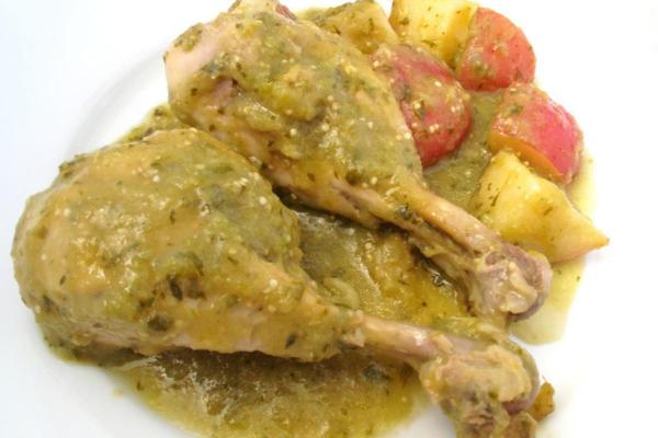 Como fazer frango com vinho branco (molho verde) - Passo 8