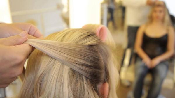 Como fazer penteado semi-preso - Passo 6