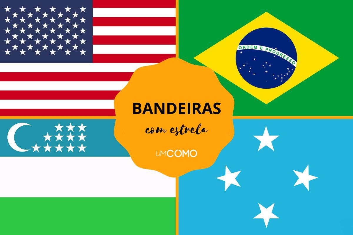 Bandeiras com estrela