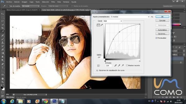Como fazer efeito cartoon no Photoshop - Passo 3