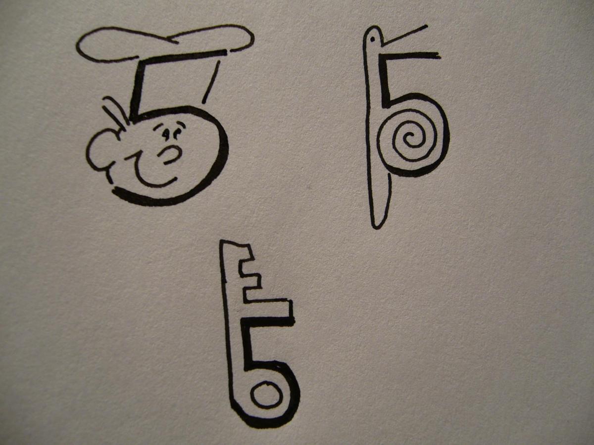 Como desenhar o número 5 de forma original