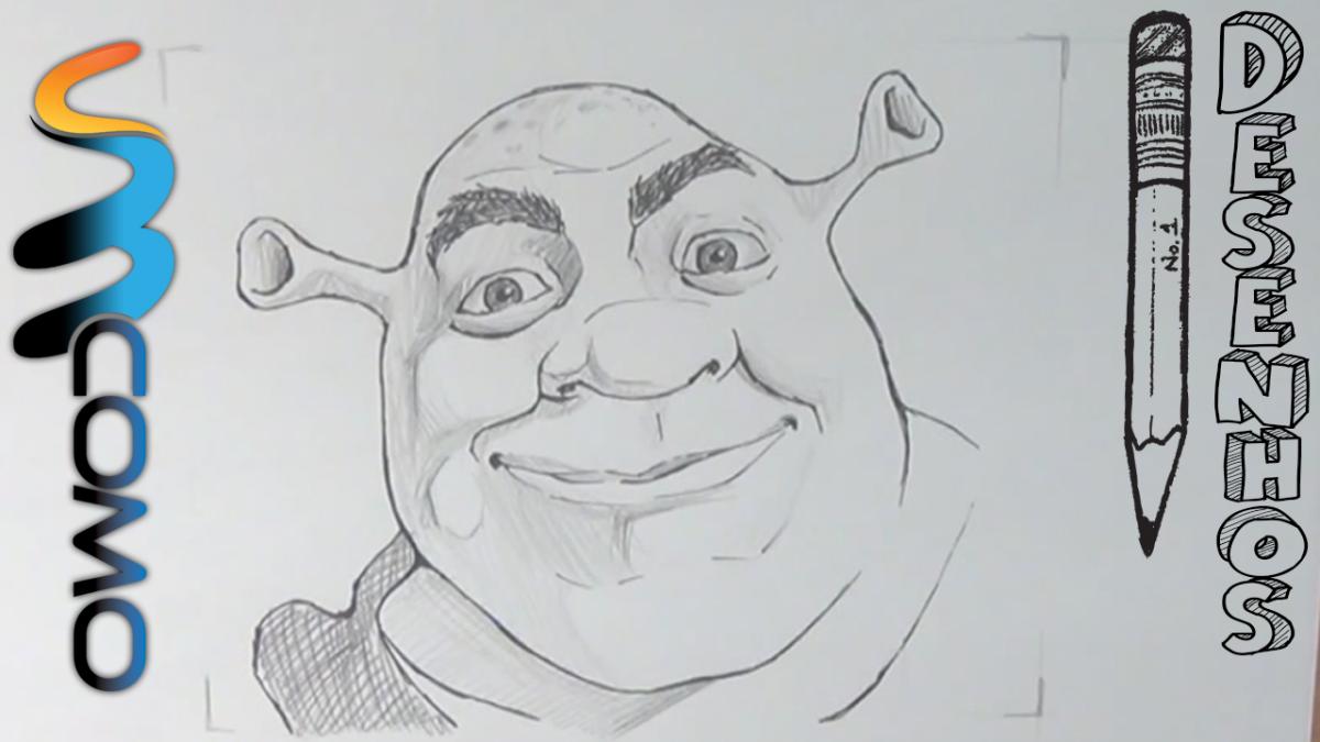 Como desenhar o Shrek passo a passo