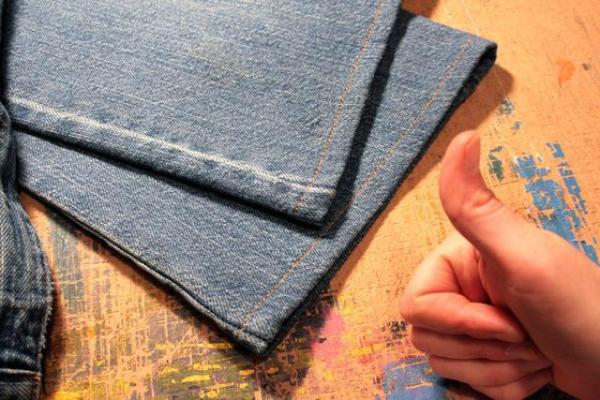 Como fazer barra de calça jeans
