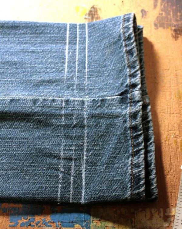 Como fazer barra de calça jeans - Passo 10