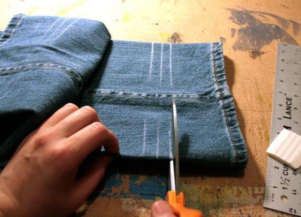 Como fazer barra de calça jeans - Passo 11