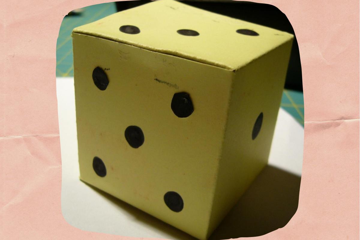 Como fazer um dado de cartolina