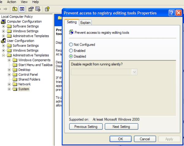 Como ativar o regedit - Como ativar o Regedit usando o Group Policy Editor