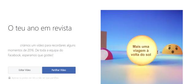 Como fazer uma retrospectiva do meu ano no Facebook - Passo 2