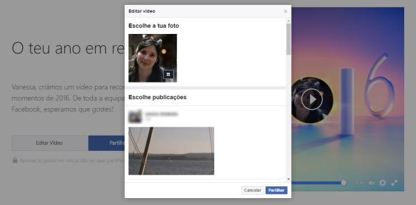 Como fazer uma retrospectiva do meu ano no Facebook - Passo 3