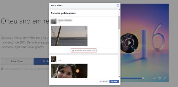 Como fazer uma retrospectiva do meu ano no Facebook - Passo 4