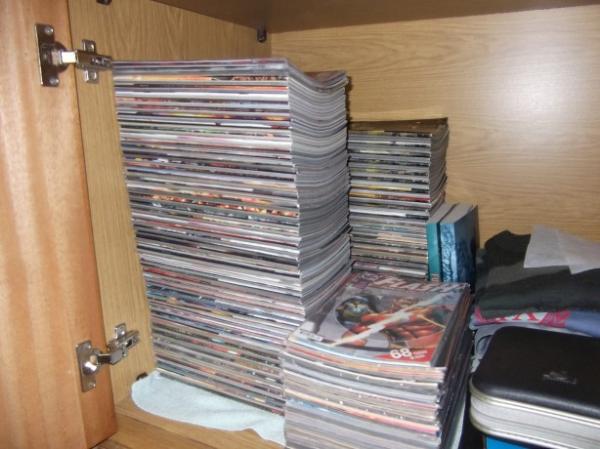 Como guardar revistas em quadrinhos - Armários